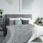 Microfiber Blanket Throw 150x200 Cindy Silver — Photo 1