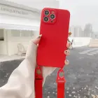 Strap Silicone Case for iPhone 12 Pro, red — Photo 7