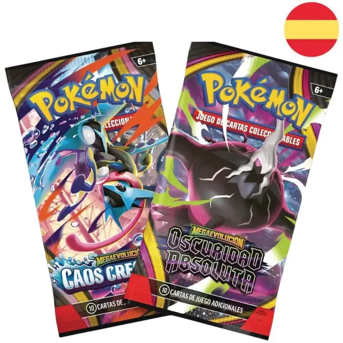 Pokémon TCG täiustatud blisterpakend 2 pakiga hispaania keeles