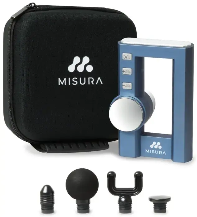 MISURA masážní pistole MB2 s funkcí nahřívání - blue