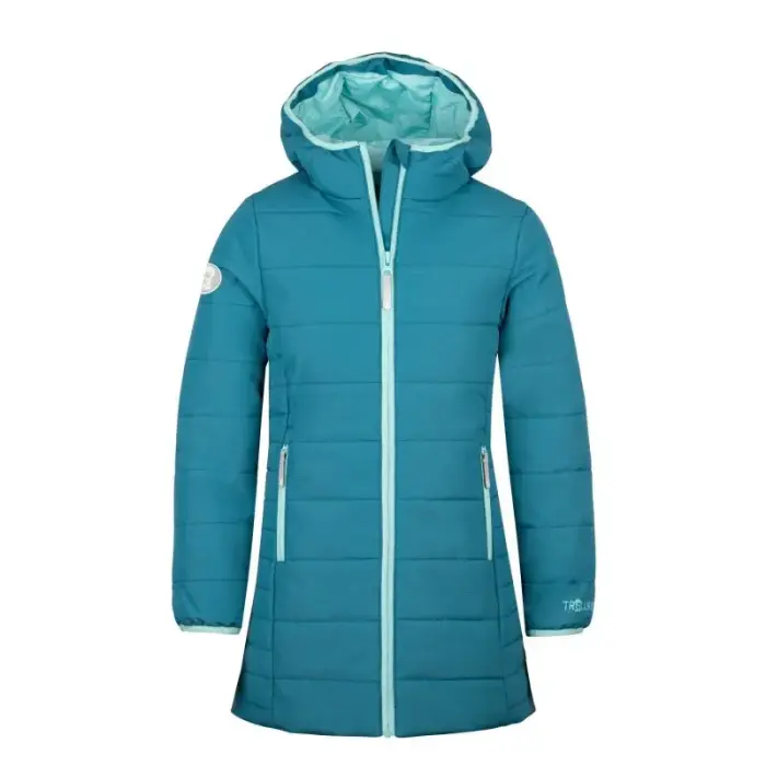 Trollkids Girls Stavanger Coat winter blue