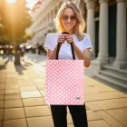 Shopping bag Wonder pattern 2 light pink polka-dot Photo