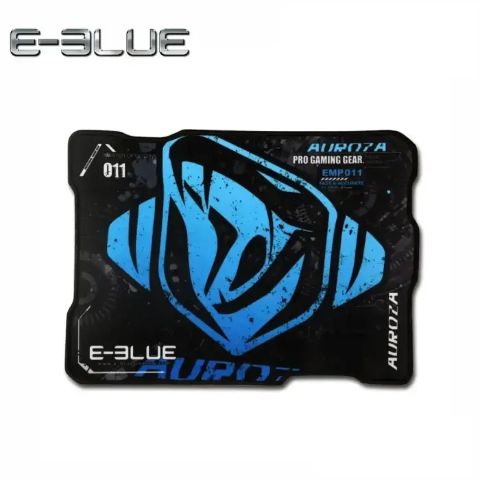 E-Blue Auroza M (365x265) žaidimų pelės kilimėlis – juodas/mėlynas