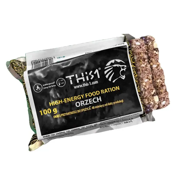 This-1 Izdzīvošanas enerģijas batoniņš - Zemesriekstu - 562 kcal - 100 g