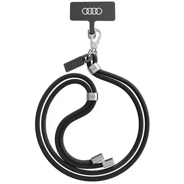 Universal Crossbody Phone Lanyard 120cm 6mm – Black