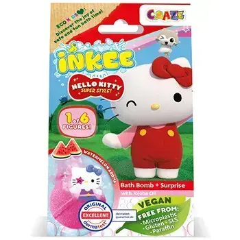 INKEE Hello Kitty Bath Bomb - Koupelová bomba s překvapením 80.0g