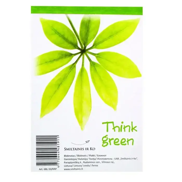 Bloks SMLT rūtiņu, A6 formāts, 50 lapas Photo