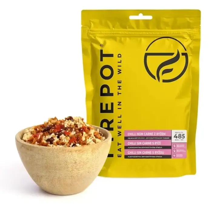 Dehydrated Meal Firepot Chili non Carne with Rice - 485 kcal