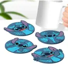 Disney Stitch Set 4 coasters — Photo 2