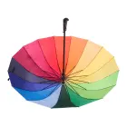Large umbrella rainbow umbrella sturdy automatic — Photo 3