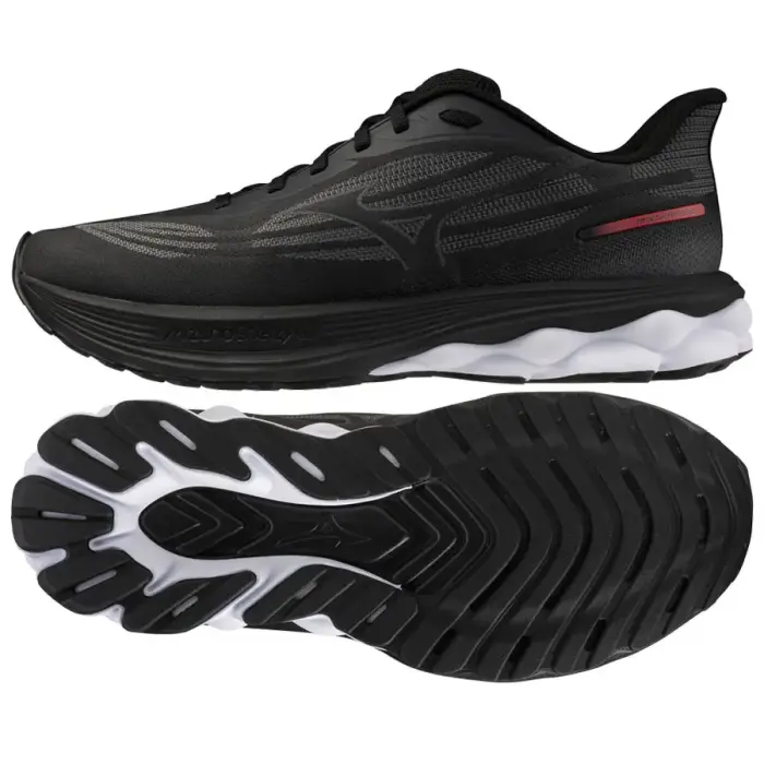 Mizuno WAVE SKYRISE 7 skriešanas apavi Melns 46 1/2
