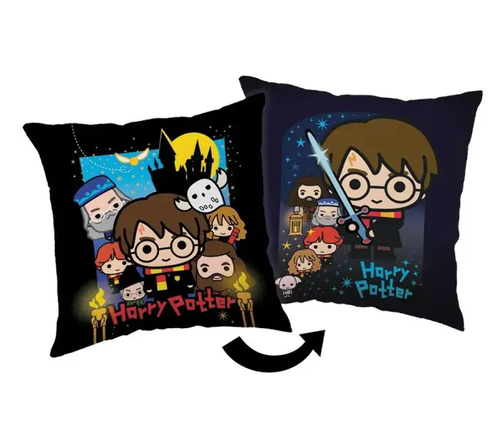 Dekoratiivne padi 40x40 cm Harry Potter Friends tumesinine