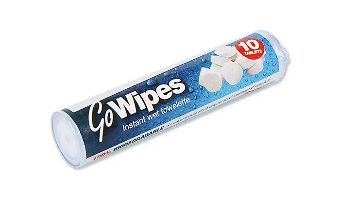 BCB - Suspaustos valymo servetėlės Go Wipes - ADV005