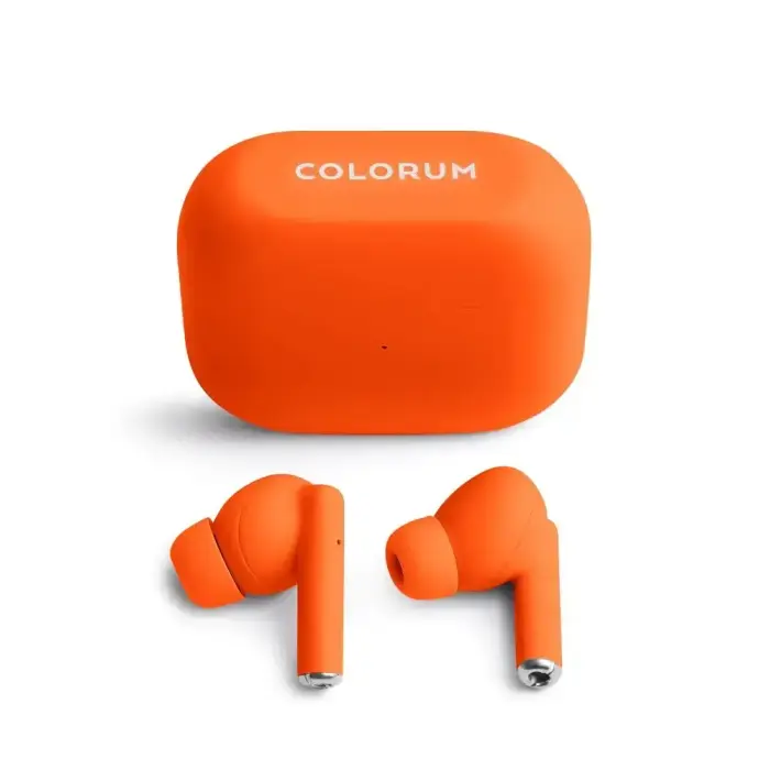 COLORUM TWS Bluetooth ausinės CTWS-10 – oranžinės