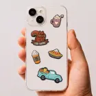Sticker 3D pumpkin spice 5 pcs set — Foto 2