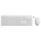 230 Wireless Mouse Keyboard White — Foto 1