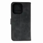 Ādas grāmatiņa tipa maciņš iPhone 16 Pro - melns — Foto 1