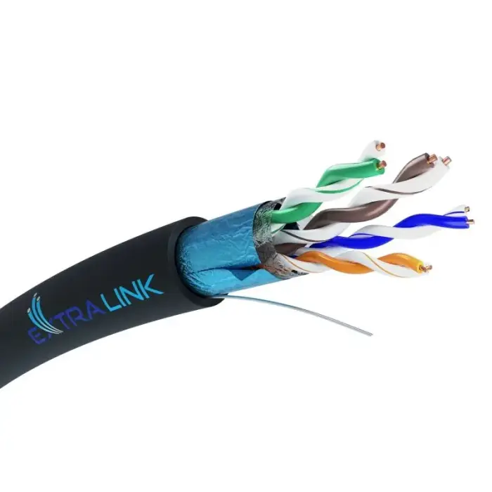 EXTRALINK TWISTED PAIR CABLE CAT5E FTP (F/UTP) V2 OUTDO