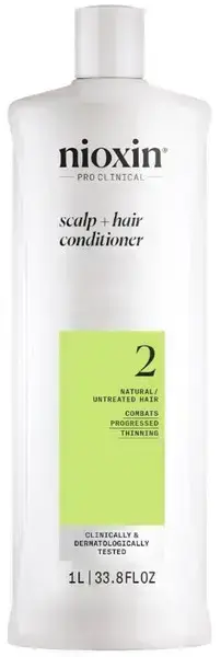 Nioxin Systems System 2 kondicionieris plāniem matiem, 1000ml