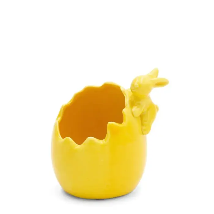 Velykinė figūrėlė 236g 9x8x10 Kiaušinio zuikis Geltonas Eurofirany