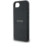 Guess Grained Ring MagSafe Case for iPhone 16e - Black — Photo 6