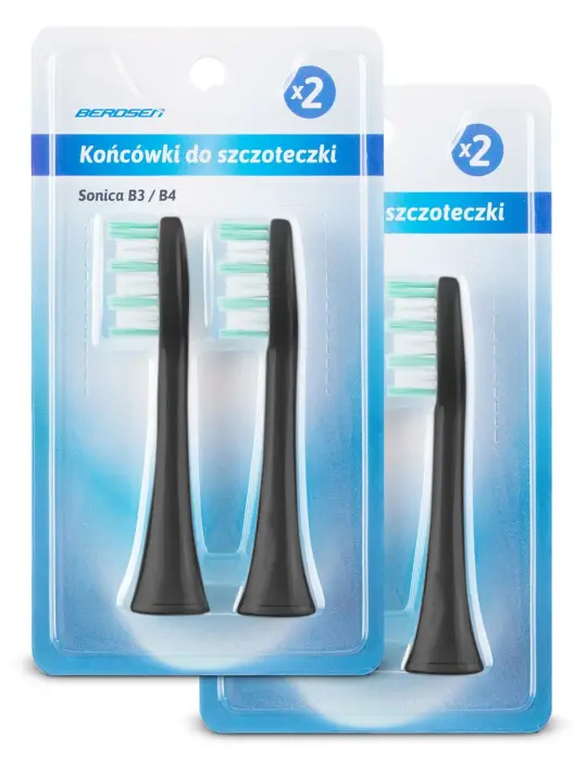 Berdsen B3 Sonic Toothbrush Heads, 4 pcs