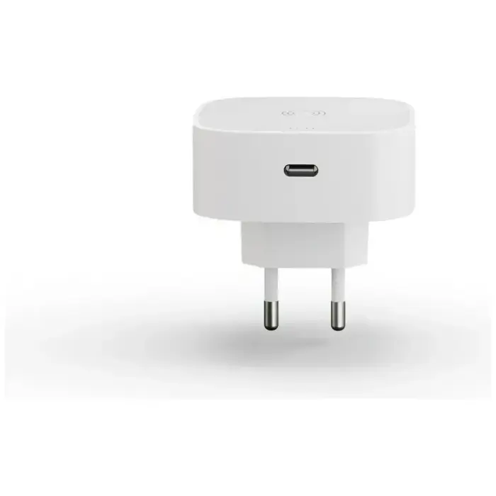 Zens Qi 15W juhtmevaba induktsioonlaadija USB-C 18W valge