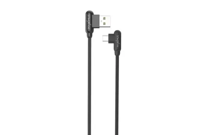 MX Corner Fast Charge Micro-USB Cable 2.4A 1m - Black