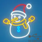 NEON SNOWMAN WALL LAMP — Photo 4