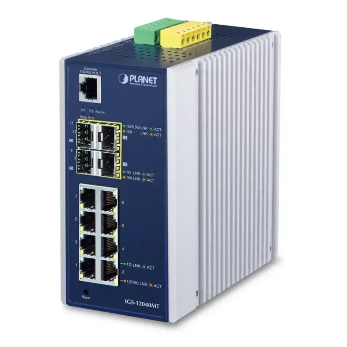 PLANET IGS-12040MT valdomas L2+ Gigabit Ethernet tinklo komutatorius