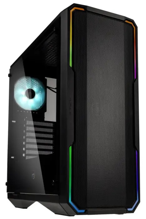 BitFenix datora korpuss Enso Mesh / ATX / 2x120mm / 2xUSB 3.0 / ARGB / tvrzené sklo / melna