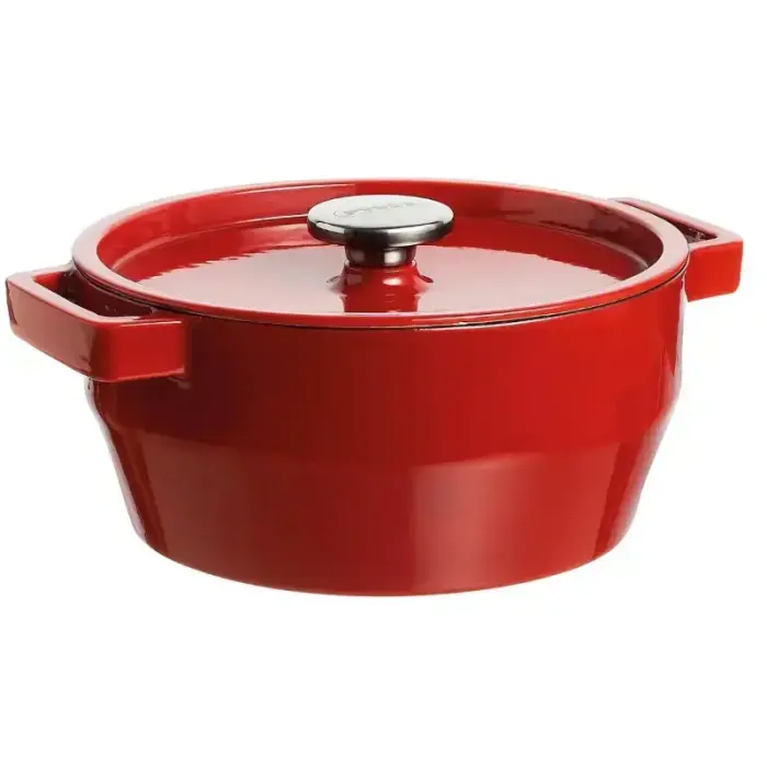 Pyrex Malmist ümmargune pott 6.8L, Ø28cm, punane