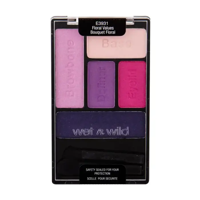 Wet n Wild, Color Icon, acu ēnu palete, E3931, Floral Values, 5 toņi, 6 g