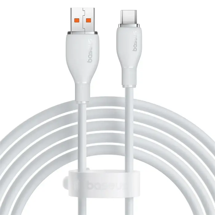 USB-A to USB-C Pudding Cable 100W 1.2m - White