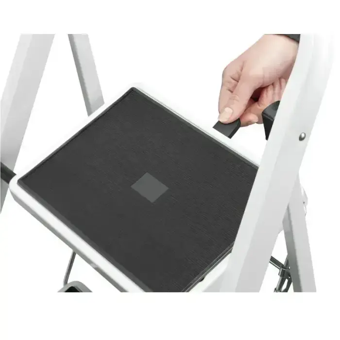 Folding step bench K40 BasicLine / steel / 2 steps, safety handle  Photo