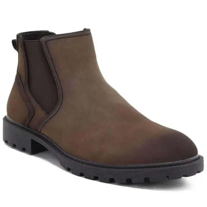 Мужские high uninsulated ankle ботинки, brown, Vanhorn WN32307 - Buty: 42