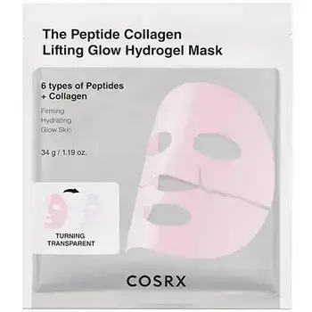 COSRX The Peptide Collagen Lifting Glow Hydrogel Mask - Liftingová pleťová maska 34.0g