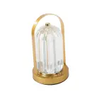 Night lamp table crystal led lantern touch — Photo 9