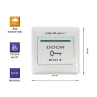 Qoltec Exit Button | white Photo