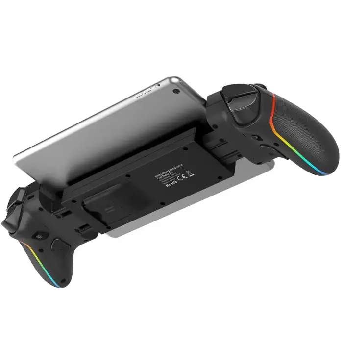 iPega 9122 bezvadu stiepjas RGB spēļu kontrolieris – melns
