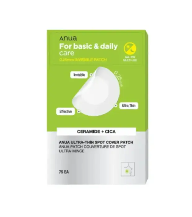 Anua, Ultra-Thin, Eliminates Impurities, Local Treatment Patch, For Face, 75 pcs