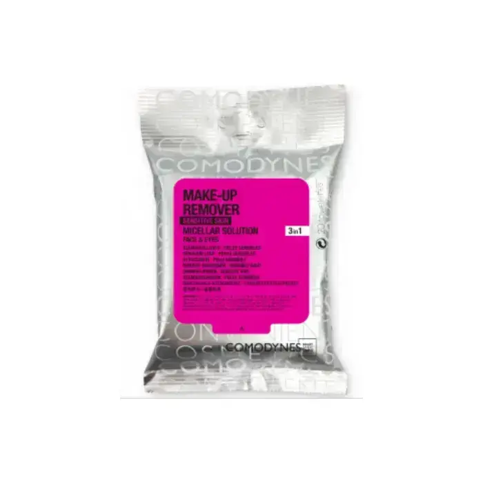 Comodynes Micellar Makeup Remover Wipes Face & Eyes 20 units
