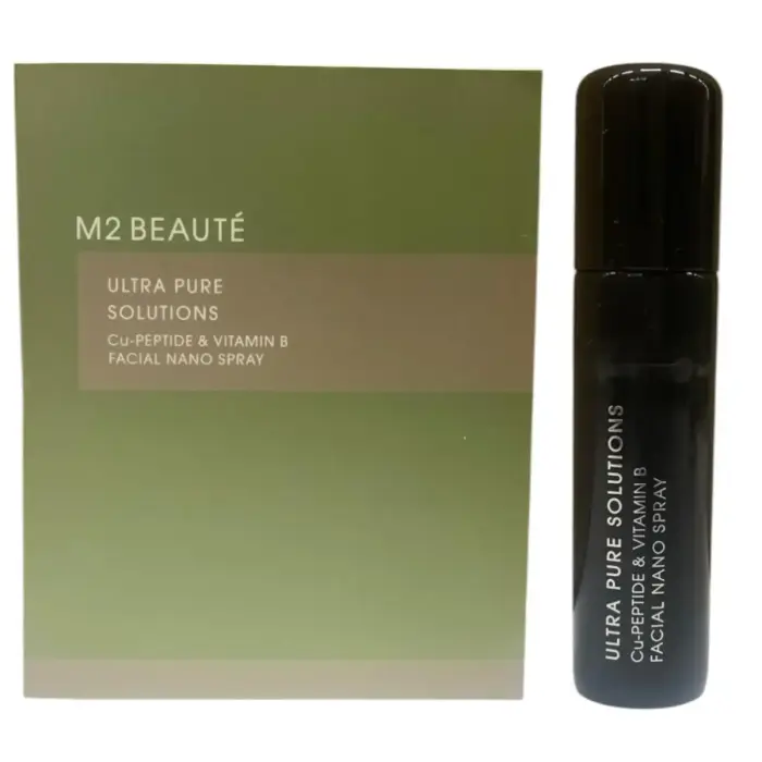 M2 Beaute Ultra Pure Solutions Энергетический спрей-мист для лица с пептидами и витамином B, 5 мл (Миниатюра)