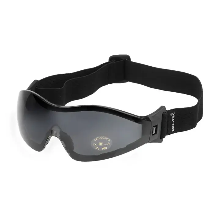 Mil-Tec Plus Commando Para Safety Goggles – Smoke