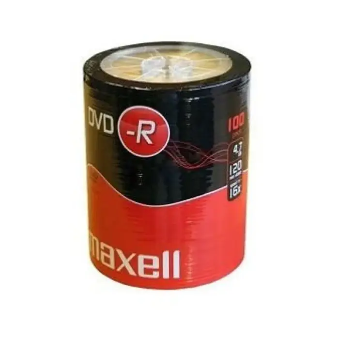 MAXELL DVD-R 4.7GB 100 шт. в термоусадочной упаковке