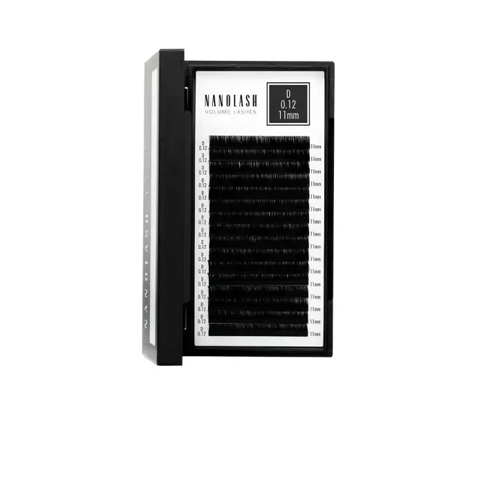 Nanolash Volume Lashes Dirbtinės Blakstienos 012 D 11 Mm 1 vnt.