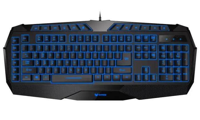 RAPOO VPRO spēļu klaviatūra V52/ podsvícená/ drátová/ USB/ melna/ CZ+SK layout