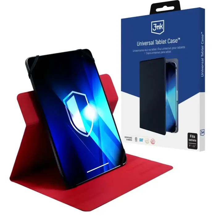 3mk Universal Tablet Case – Red (9-11")