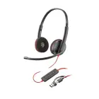 Poly Blackwire 3220 Stereo USB-C Headset +USB-C/A Adapter — Foto 1