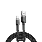 Baseus Cafule data transfer and charging cable | USB-A to Lightning | 12W | 0.5m | black, gray Photo